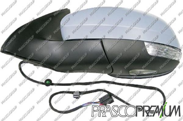 Prasco VG8077374P - Ārējais atpakaļskata spogulis www.autospares.lv