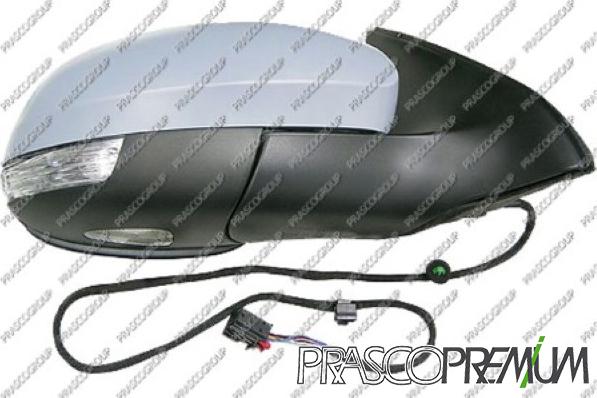 Prasco VG8077373P - Ārējais atpakaļskata spogulis www.autospares.lv