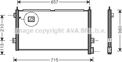 Prasco VL5027 - Kondensators, Gaisa kond. sistēma www.autospares.lv