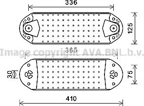 Prasco VL3072 - Eļļas radiators, Motoreļļa www.autospares.lv