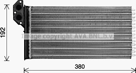 Prasco VN6431 - Heat Exchanger, interior heating www.autospares.lv