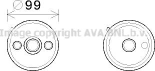 Prasco VN3358 - Eļļas radiators, Automātiskā pārnesumkārba www.autospares.lv