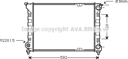 Prasco VN2085 - Radiators, Motora dzesēšanas sistēma www.autospares.lv