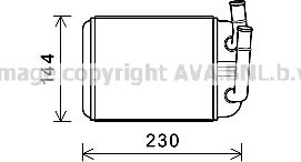 Prasco VNA6381 - Siltummainis, Salona apsilde autospares.lv