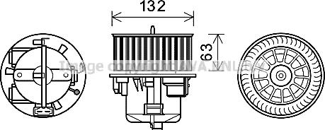 Prasco VO8179 - Elektromotors, Salona ventilācija www.autospares.lv