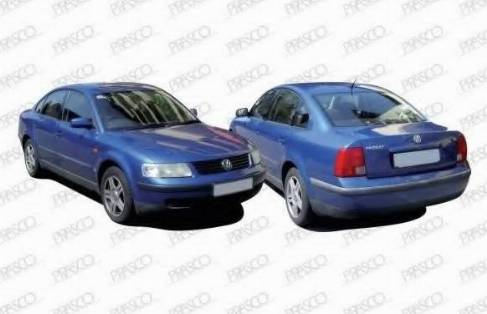 Prasco VW0527504 - Spoguļstikls, Ārējais atpakaļskata spogulis www.autospares.lv