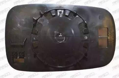 Prasco VW0347501 - Spoguļstikls, Ārējais atpakaļskata spogulis www.autospares.lv