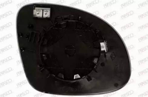 Prasco VW1017514 - Spoguļstikls, Ārējais atpakaļskata spogulis www.autospares.lv