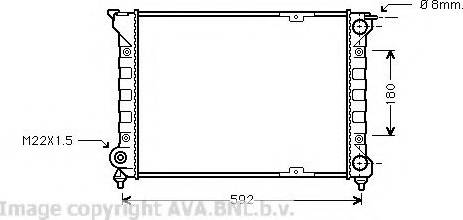 Prasco VW2085 - Radiators, Motora dzesēšanas sistēma www.autospares.lv