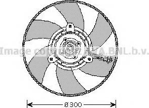 Prasco VW7517 - Ventilators, Motora dzesēšanas sistēma www.autospares.lv