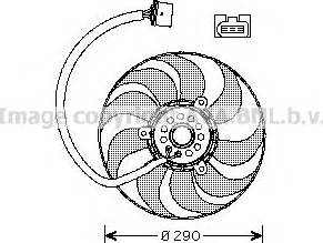 Prasco VW7522 - Ventilators, Motora dzesēšanas sistēma www.autospares.lv