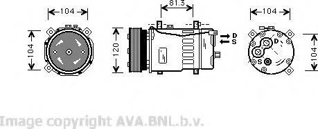 Prasco VWK049 - Compressor, air conditioning www.autospares.lv