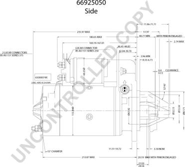 Prestolite Electric 66925050 - Starteris www.autospares.lv