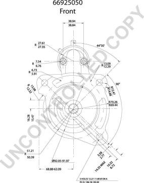 Prestolite Electric 66925050 - Starteris www.autospares.lv