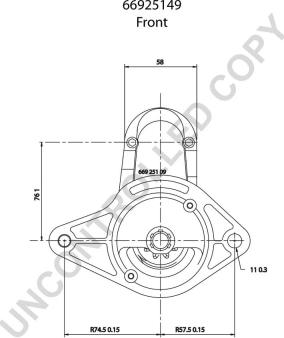 Prestolite Electric 66925149 - Starteris www.autospares.lv