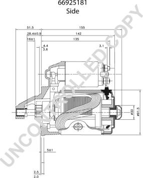 Prestolite Electric 66925181 - Starteris www.autospares.lv