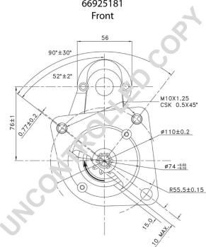 Prestolite Electric 66925181 - Starteris www.autospares.lv