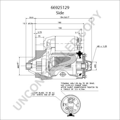 Prestolite Electric 66925129 - Starteris www.autospares.lv