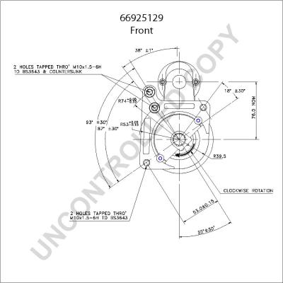 Prestolite Electric 66925129 - Starteris www.autospares.lv