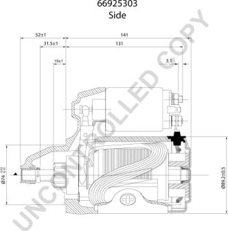 Prestolite Electric 66925303 - Starteris www.autospares.lv