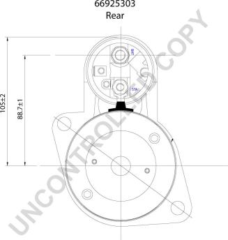 Prestolite Electric 66925303 - Starteris www.autospares.lv