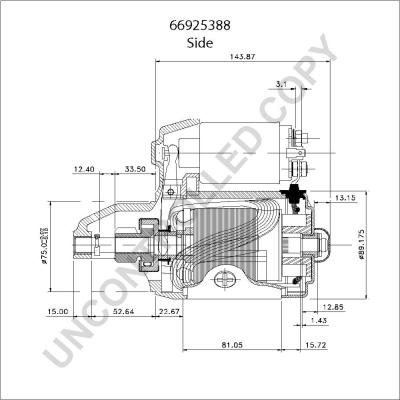 Prestolite Electric 66925388 - Starteris www.autospares.lv