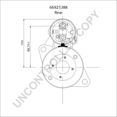 Prestolite Electric 66925388 - Starteris www.autospares.lv