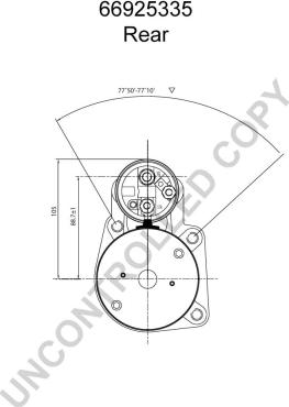 Prestolite Electric 66925335 - Starteris www.autospares.lv