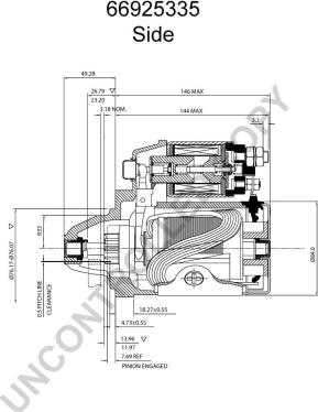 Prestolite Electric 66925335 - Starteris www.autospares.lv