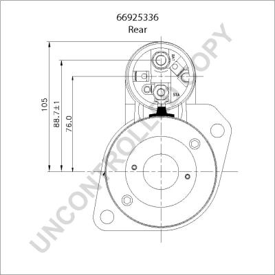 Prestolite Electric 66925336 - Starteris www.autospares.lv