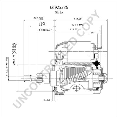 Prestolite Electric 66925336 - Starteris www.autospares.lv