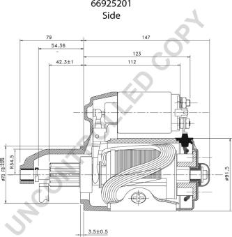 Prestolite Electric 66925201 - Starteris www.autospares.lv