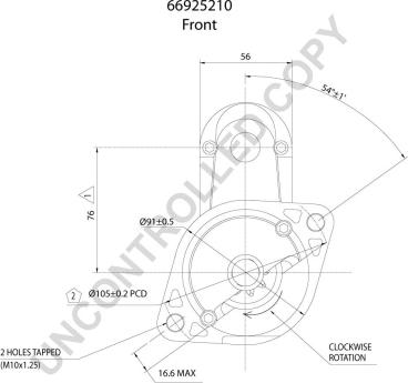 Prestolite Electric 66925210 - Стартер www.autospares.lv