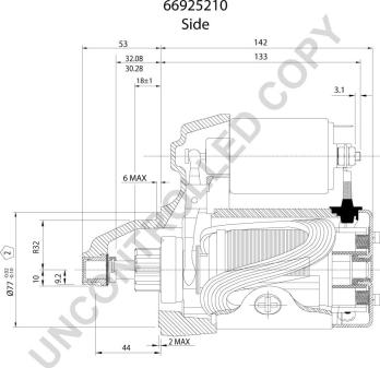 Prestolite Electric 66925210 - Стартер www.autospares.lv