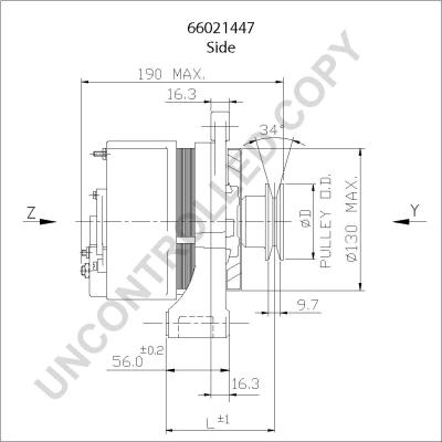 Prestolite Electric 66021447 - Ģenerators www.autospares.lv