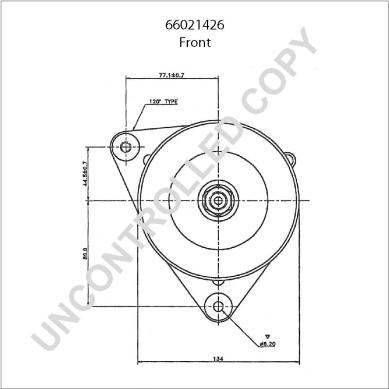 Prestolite Electric 66021426 - Alternator www.autospares.lv