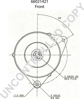 Prestolite Electric 66021421 - Ģenerators www.autospares.lv