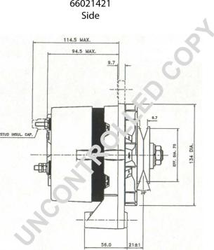 Prestolite Electric 66021421 - Ģenerators www.autospares.lv