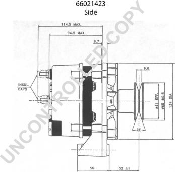 Prestolite Electric 66021423 - Ģenerators www.autospares.lv