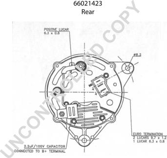 Prestolite Electric 66021423 - Ģenerators www.autospares.lv