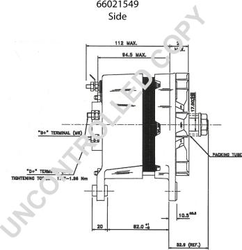 Prestolite Electric 66021549 - Ģenerators www.autospares.lv