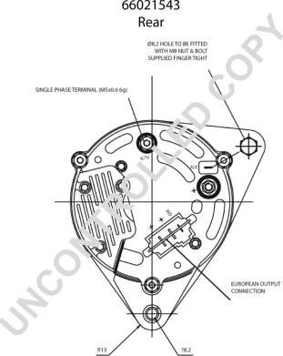 Prestolite Electric 66021543 - Генератор www.autospares.lv