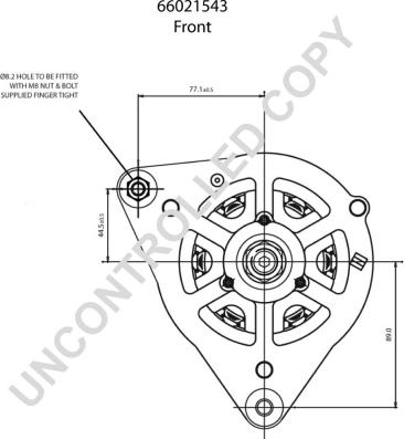 Prestolite Electric 66021543 - Генератор www.autospares.lv