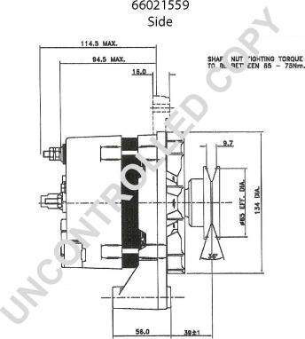 Prestolite Electric 66021559 - Ģenerators autospares.lv