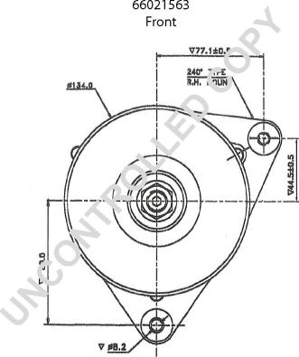 Prestolite Electric 66021563 - Ģenerators www.autospares.lv