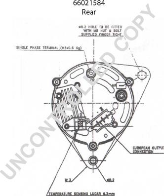 Prestolite Electric 66021584 - Ģenerators www.autospares.lv