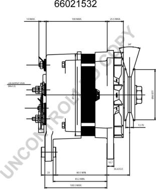 Prestolite Electric 66021532 - Ģenerators www.autospares.lv