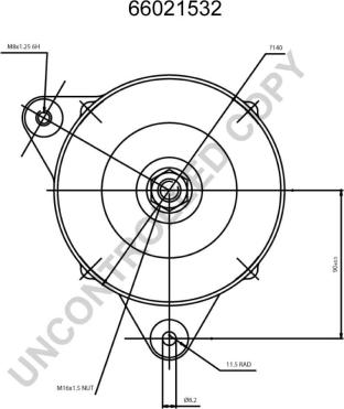 Prestolite Electric 66021532 - Ģenerators www.autospares.lv