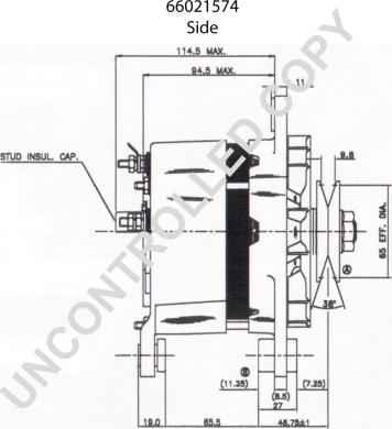 Prestolite Electric 66021574 - Ģenerators www.autospares.lv