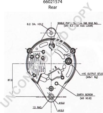 Prestolite Electric 66021574 - Ģenerators www.autospares.lv